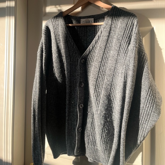 RR Classics grey knit cardigan - Picture 1 of 4
